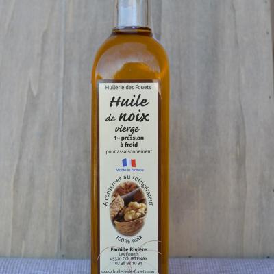 Huile noix vierge premiere pression froid 50cl huilerie des fouets copy